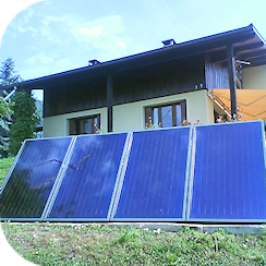 capteur thermique azimut solaire solution chauffage