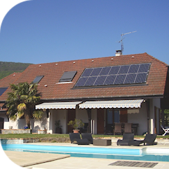 panneaux photovolta�ques Brison Saint Innocent azimut solaire solution chauffage